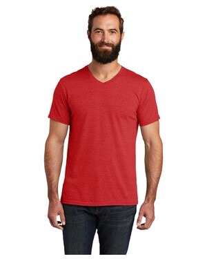 Unisex Organic Cotton Tri-Blend V-Neck T-Shirt
