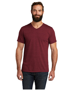 Unisex Organic Cotton Tri-Blend V-Neck T-Shirt