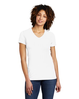 Women's Organic Cotton Tri-Blend V-Neck T-Shirt