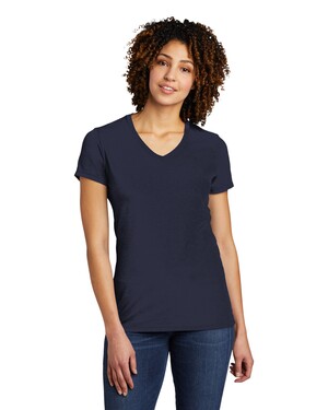 Women's Organic Cotton Tri-Blend V-Neck T-Shirt