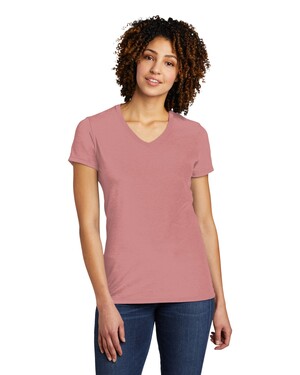 Women's Organic Cotton Tri-Blend V-Neck T-Shirt