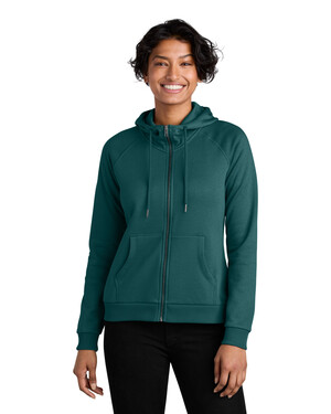 Women’s Organic CVC Fleece Full-Zip Hoodie