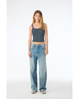 Women's Micro Rib Spaghetti Strap Tank Top
