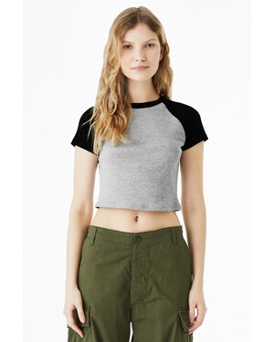 Women's Micro Rib Raglan Baby T-Shirt