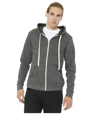 Bella Canvas 3909 Unisex Triblend Sponge Fleece Full Zip Hoodie Apparel