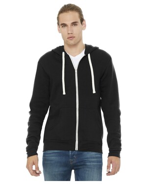 Unisex Triblend Sponge Fleece Full-Zip Hoodie