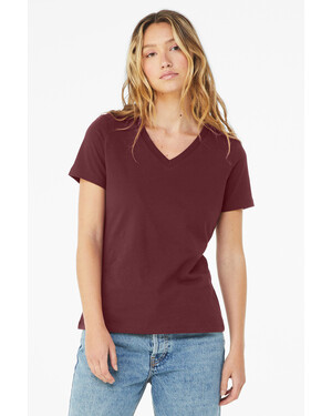 Women's Relaxed Jersey Short Sleeve V-Neck T-Shirt