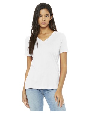 Women's Relaxed Jersey Short Sleeve V-Neck T-Shirt