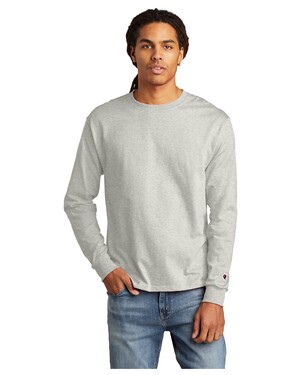 【2plan】Clay collar long sleeve t-shirt T-JUST-LS-D Man: Long-sleeve T-shirt with logo patch | Diesel