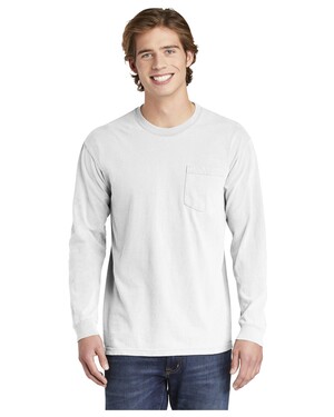 Heavyweight Ring Spun Long Sleeve Pocket T-Shirt