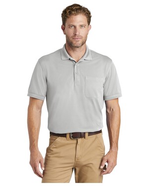 grey polo with khakis
