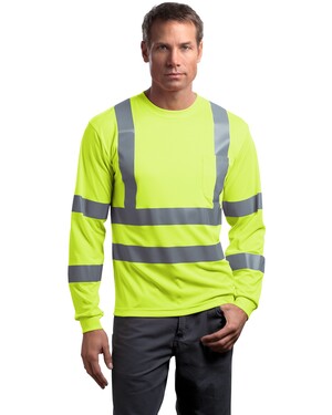 ANSI Class 3 Long Sleeve Snag-Resistant Reflective Pocket T-Shirt