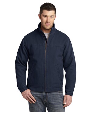 Washed Duck Cloth Flannel-Lined Work Jacket