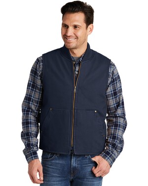 Washed Duck Cloth Vest