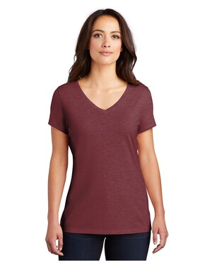 Womens red v neck t sale shirt