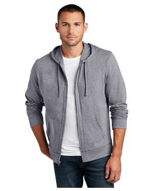 Young Mens Lightweight Jersey Full-Zip Hoodie