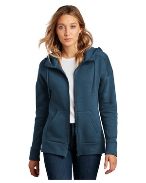 Women's Perfect Weight Fleece Drop Shoulder Full-Zip Hoodie