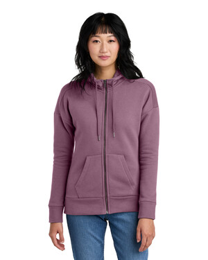 Women's Perfect Weight Fleece Drop Shoulder Full-Zip Hoodie