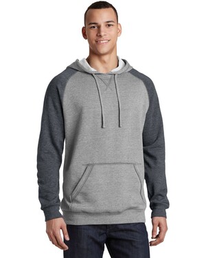 Young Mens Lightweight Fleece Raglan Hoodie