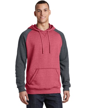 Young Mens Lightweight Fleece Raglan Hoodie