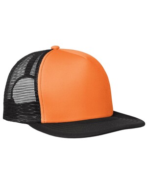 Flat Bill Snapback Trucker Hat