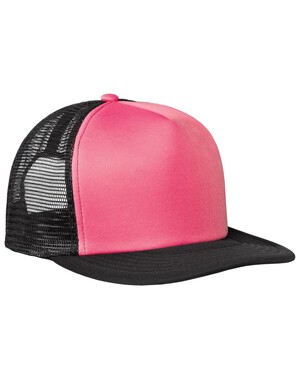 Flat Bill Snapback Trucker Hat