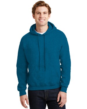 Gildan Heavy Blend Hooded Pullover Sweatshirt - Style #18500, 50/50 Cotton-Polyester, 7.75 Oz (X-Large, Irish Green) - View #9