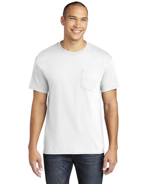 Heavy Cotton 100% Cotton Pocket T-Shirt