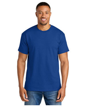 Gildan DryBlend T-Shirt - 50% Cotton, 50% Polyester, Moisture-Wicking Relaxed Fit Tee (Red, 4XL) - View #2