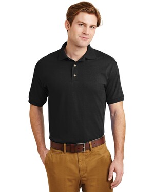 gildan black polo shirt