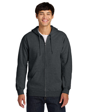 Softstyle Midweight Fleece Full-Zip Hooded Sweatshirt