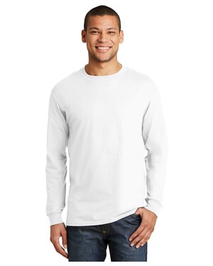 hanes beefy tees long sleeve