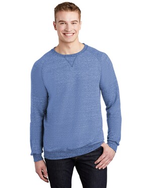 Snow Heather French Terry Raglan Crewneck Sweatshirt