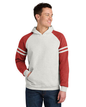 Unisex NuBlend Varsity Colorblock Hooded Sweatshirt