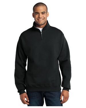 Quarter-Zip Sweatshirt with Cadet Collar