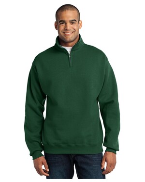 Quarter-Zip Sweatshirt with Cadet Collar
