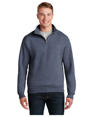 Quarter-Zip Sweatshirt with Cadet Collar