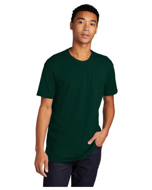 Boxy T-shirt - Forest Green Cotton