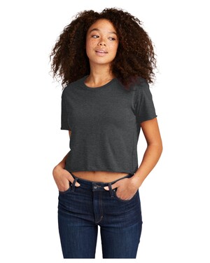 【Raucohouse】Calvia number crop tee Yuccalley Women's Summer Crop Tops Short Sleeve Round Neck T