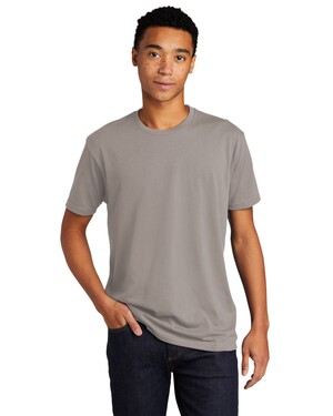 Next Level Men's Sueded Crew T-Shirt - Light Gray, 60% Combed Ringspun Cotton, Super Soft - View #8