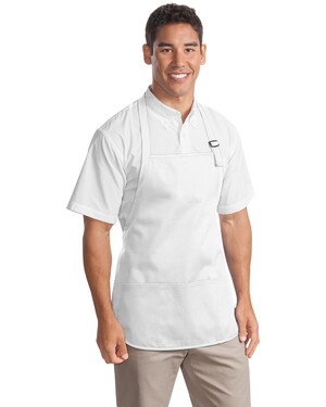 Medium Length Apron with Pouch Pockets