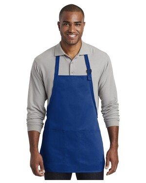 Medium-Length Two-Pocket Bib Apron
