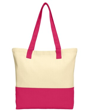 Colorblock Cotton Tote