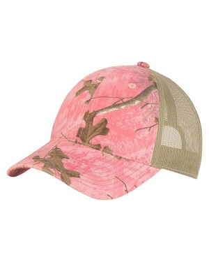Unstructured Camouflage Mesh Back Cap
