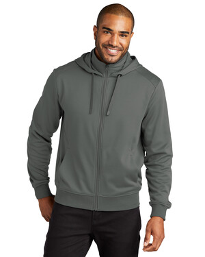 Smooth Fleece Hooded Jacket
