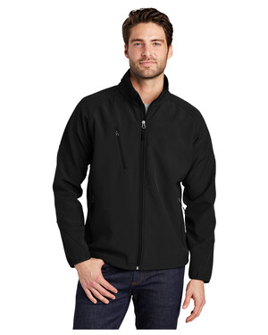 - Black Port Authority Tall Textured Soft Shell Jacket 4XLT