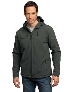 Textured Hooded Soft Shell Jacket