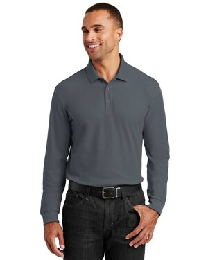 Long Sleeve Core Classic Pique Polo Shirt