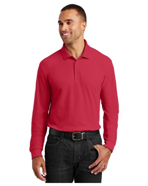 Long Sleeve Core Classic Pique Polo Shirt