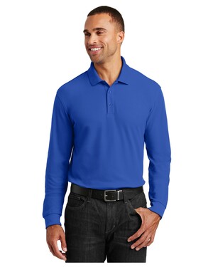 Long Sleeve Core Classic Pique Polo Shirt